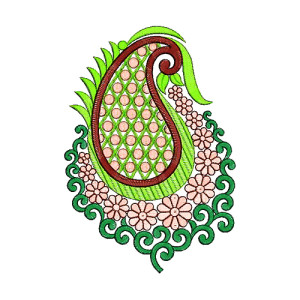 Wedding Blouse Applique Embroidery Design