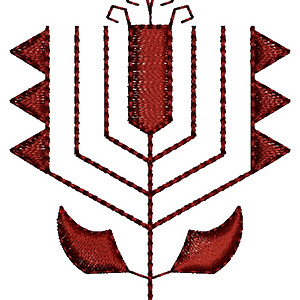 Hippie Shirt Embroidery Design