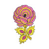 Rose Wool Embroidery Pattern
