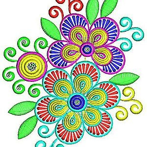 Poppy Divine Uniform Embroidery Design