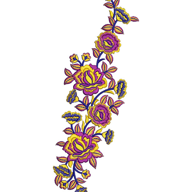 Cushion Embroidery Design 17579