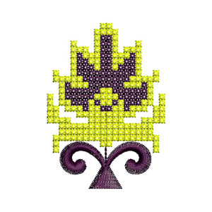 Kutch Work Patch Embroidery Design