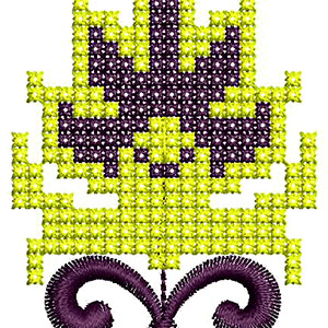 Kutch Work Patch Embroidery Design