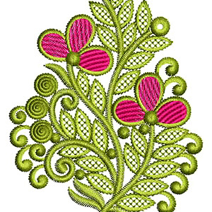 Australian Flowers Patch Embroidery Design