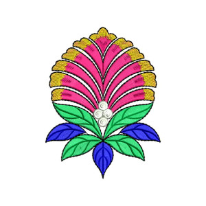 Decor Fabric Embroidery Applique Design