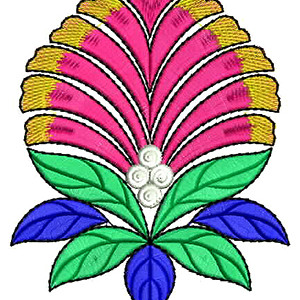 Decor Fabric Embroidery Applique Design