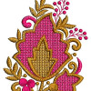 Wedding Hankie Embroidery Patch Design