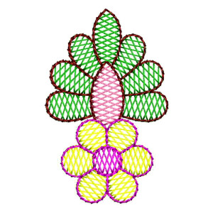 Georgette Wedding Dupatta Embroidery Design