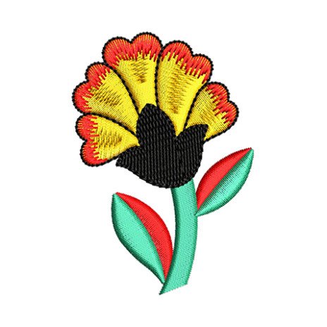 Flower Embroidery Designs For Sarees 17764