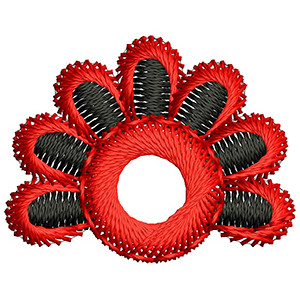 Men Shirt Embroidery Applique Design 17880