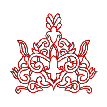 Poplin Shirt Back Embroidery Patch Design