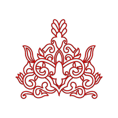 Poplin Shirt Back Embroidery Patch Design