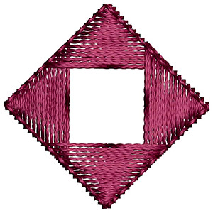 Mirror Embroidery Patch Design 17884