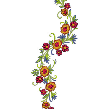 Katsushika Hokusai Embroidery Patch Design