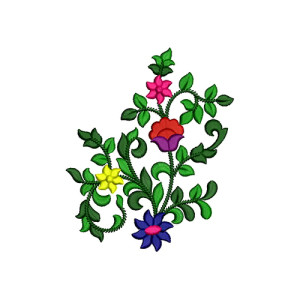 Eastern European Embroidrey Patch Design