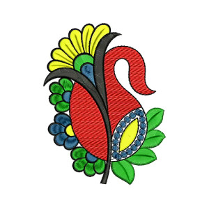 Salwar Trousers Pleisy Embroidery Design