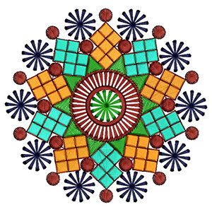 Traditional Romanian Round Decor Design