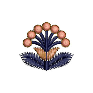 Traditional Headdress Embroidery Design