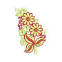 Nursing Dress Embroidery Applique Design