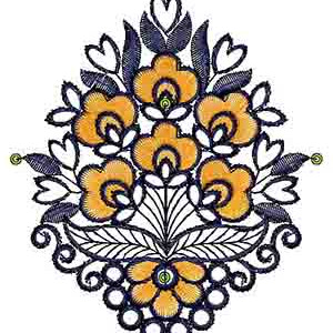 Men Jacket Embroidery Patch Design