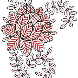 New Poppies Applique Embroidery Design