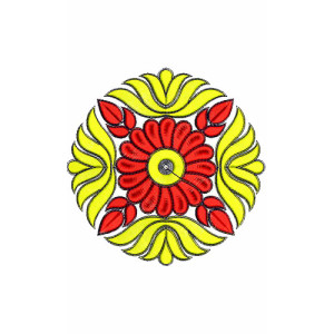 Handmade Fabric Embroidery Design