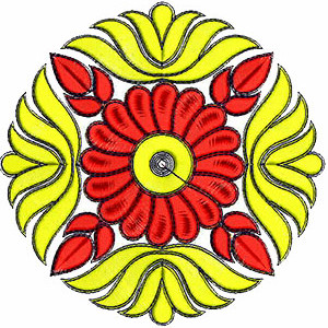 Handmade Fabric Embroidery Design