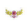 Small Flower Applique Embroidery Design