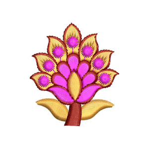 China Floral Embroidery Design