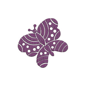 Lovely Butterfly Applique Embroidery Design