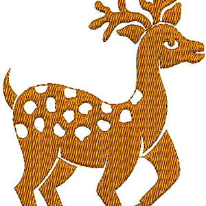 Deer Embroidery Design