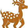 Deer Embroidery Design