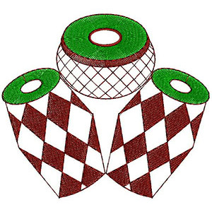 Music Borders Embroidery Design