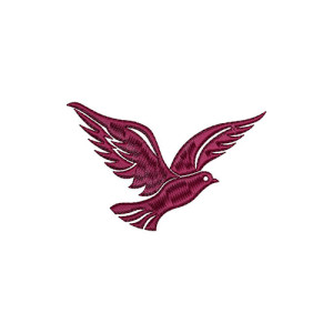 Bird Applique Embroidery Design 18275