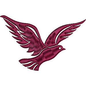 Bird Applique Embroidery Design 18275