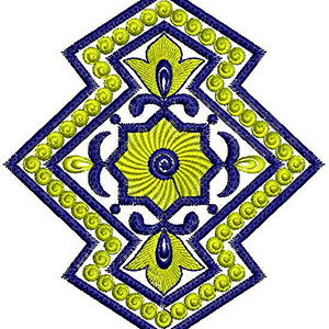 Applique Embroidery Design 18287