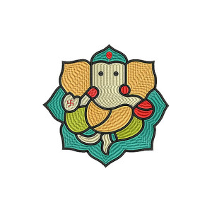 Ganesha Embroidery Design