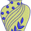 Pot Embroidery Design 18415