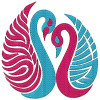 Swans Embroidery Design 18563