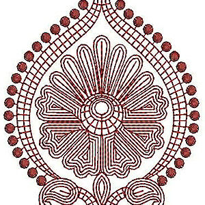 Patch Embroidery Design 18604