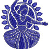 Indian Women Embroidery Design