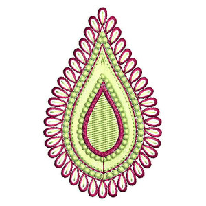 Applique Embroidery Design 18739