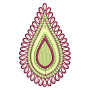 Applique Embroidery Design 18739