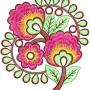 Applique Embroidery Design 18741