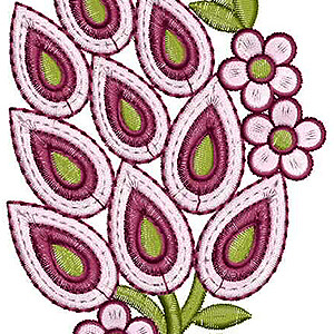 Applique Embroidery Design 18785
