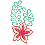 Applique Embroidery Design 18821