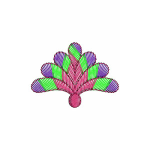 Applique Embroidery Design 18835