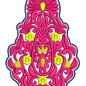 Applique Embroidery Design 18842