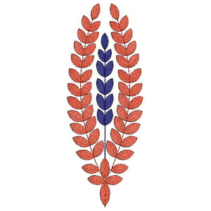 Attractive Patch Applique Embroidery Design 18918