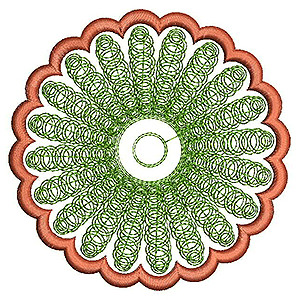 Applique Embroidery Design 18925